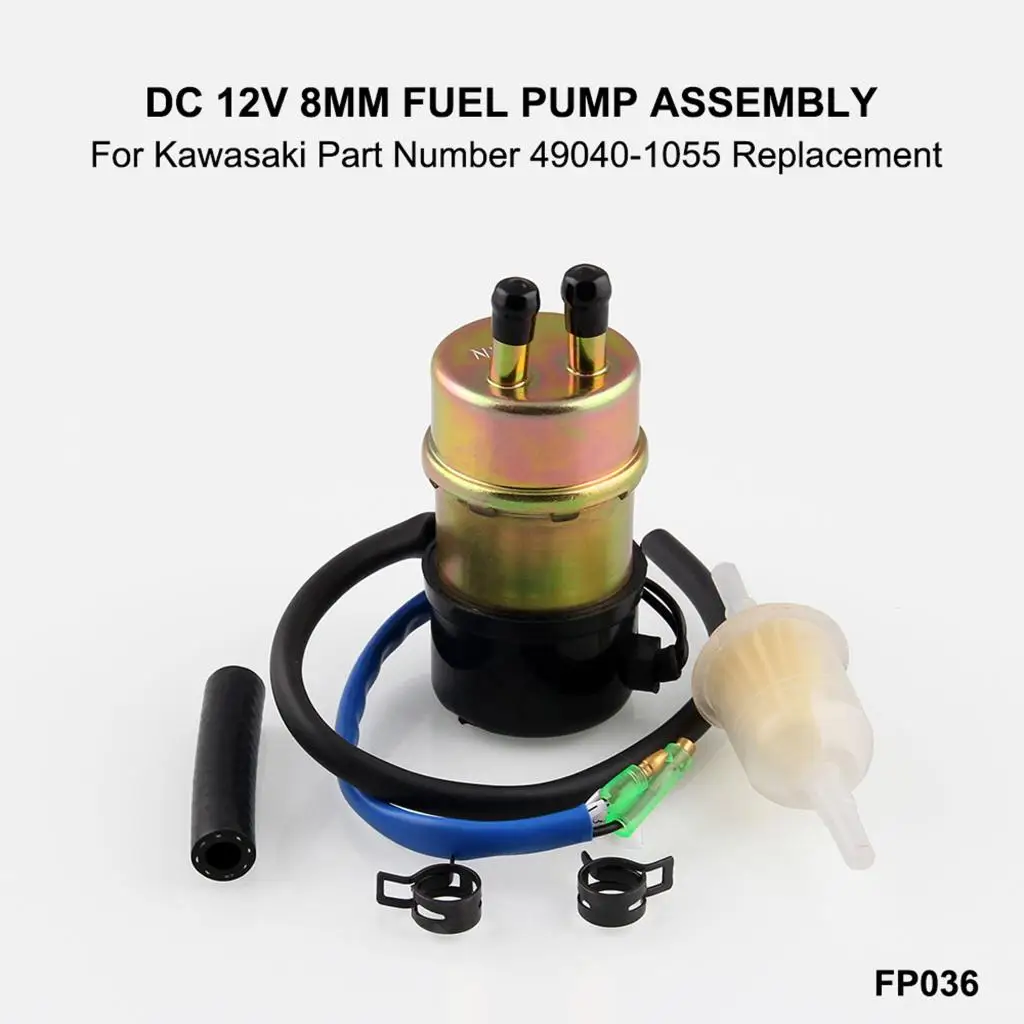 

Электрический топливный насос, 12 В, 60lph, двигатели подходят для Kawasaki Mule 3000: 2001-2008