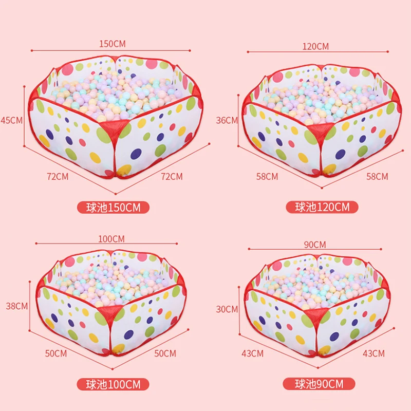 Portable Baby Ball Pool Ball Pit Pool With Basket Hoop Children's Tent Playpen Baby Park Playground Dry Pool Balls Baby Playpen 6 Portable Baby Ball Pool Ball Pit Pool With Basket Hoop Children's Tent Playpen Baby Park Playground Dry Pool Balls Baby Playpen 6