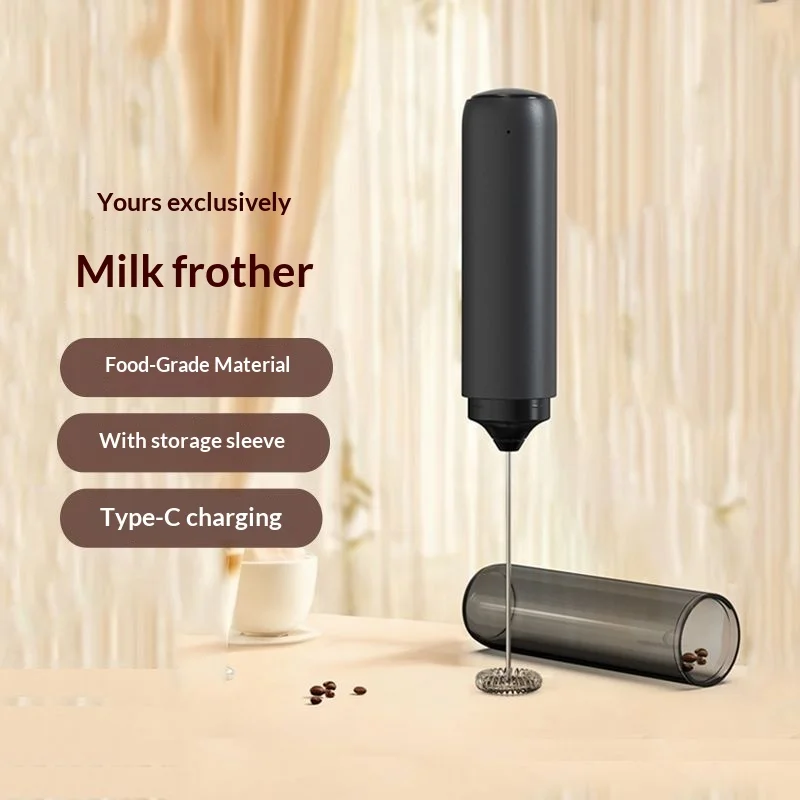 Rechargeable Handheld High-Speed Electric Milk Frother and Foam Maker