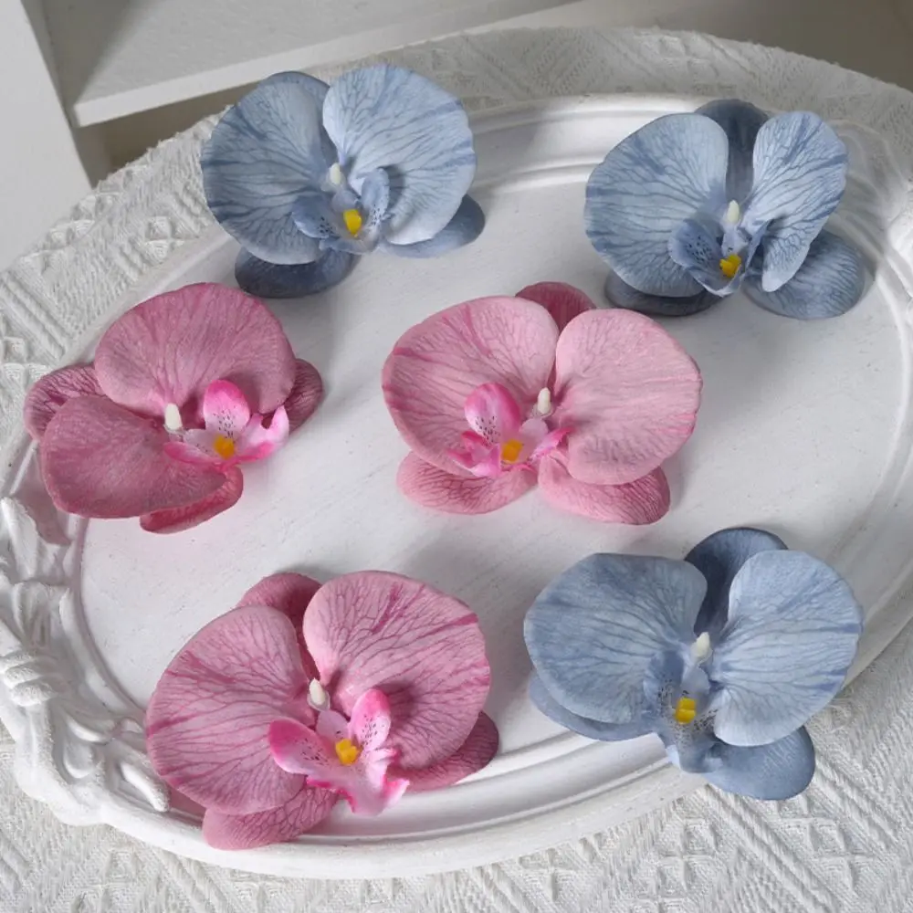 Handmade Accessories Simulated Flower Headdress DIY Jewelry Making Craft Butterfly Orchid Flower Decoration Women