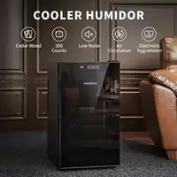 NEEDONE 48L Capacity Cigar Humidor with Heating & Cooling Temperature Control System Quiet Thermostatic Electric Cabinet Cooler 2