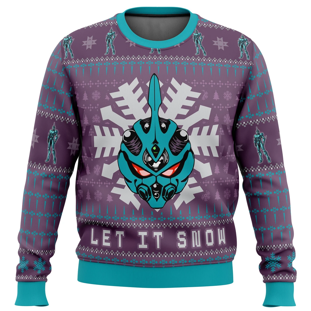 Suéter de otoño e invierno con diseño de robot mecánico, ropa unisex de dibujos animados de anime, regalo de carnaval de Navidad