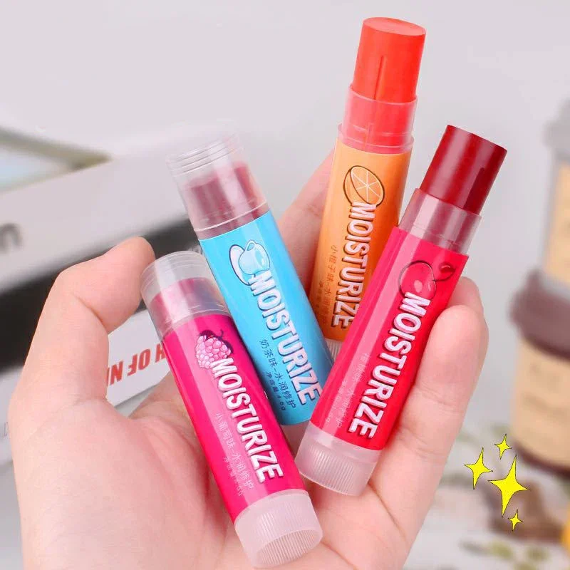 Description Picture 6 of itemFruit Flavored Lip Balm Moisturizing Nourishing Lip Primer Mask Long-lasting Non-stick Lip Gloss Lipstick Lips Makeup Cosmetics