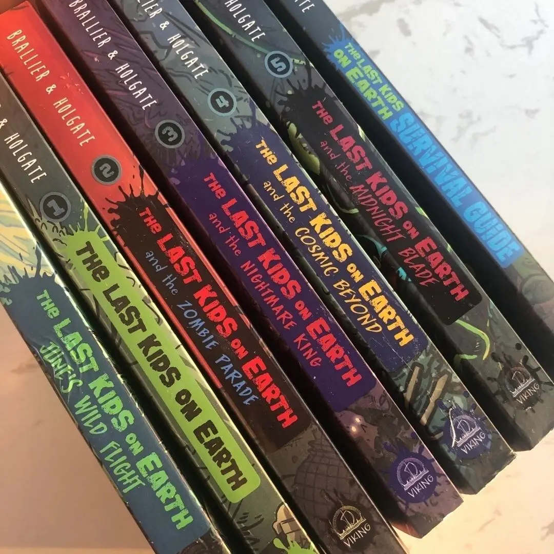 English story picture book 7 books set of last children on earth extracurricular children reading story picture book textbook