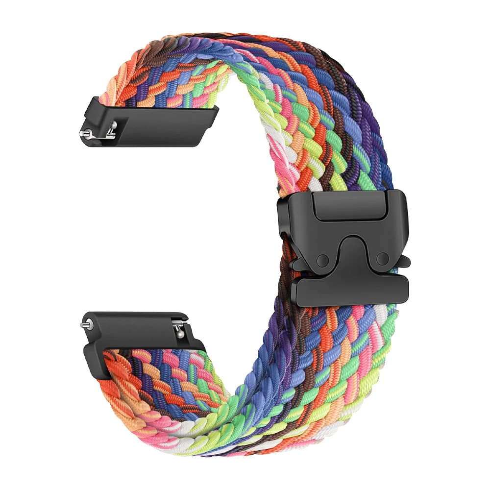 Versatile Parachute Nylon Watch Strap - 20mm/22mm Adjustable Band for Sports and Casual Wear