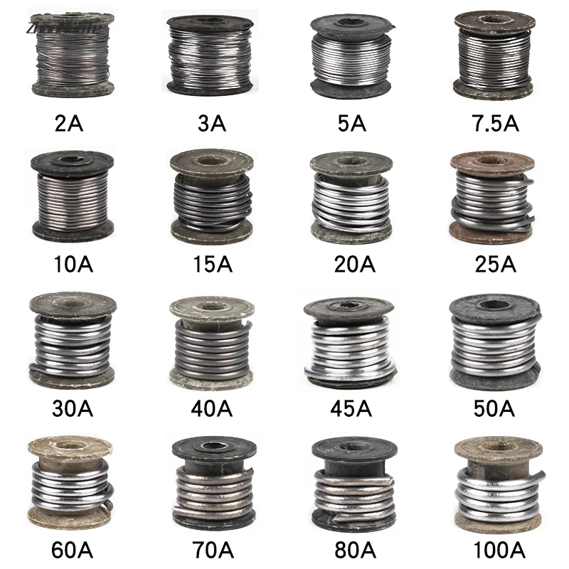 Fuse Wire Household Fuse 5A 10A 15A 20A 25A 30A 40A 60A Insurance Lead