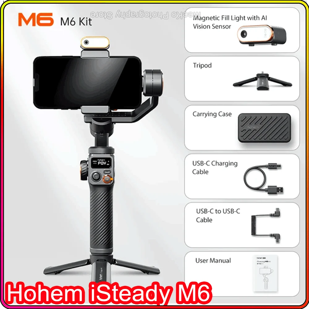 Hohem iSteady M6 Kit Handheld Gimbal Stabilizer Selfie