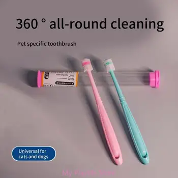 Soft Silicone Toothbrush for Small Dogs & Cats