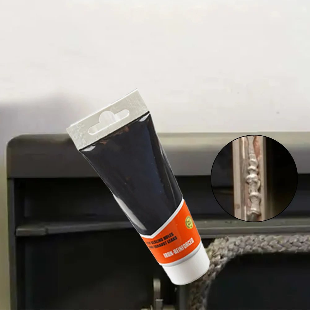 Heat Resistant Fireproof Exhaust Pipe Sealant Car Exhaust Cement Filler Silicone Sealant Repair Glue Metal Adhesive Sealing Glue