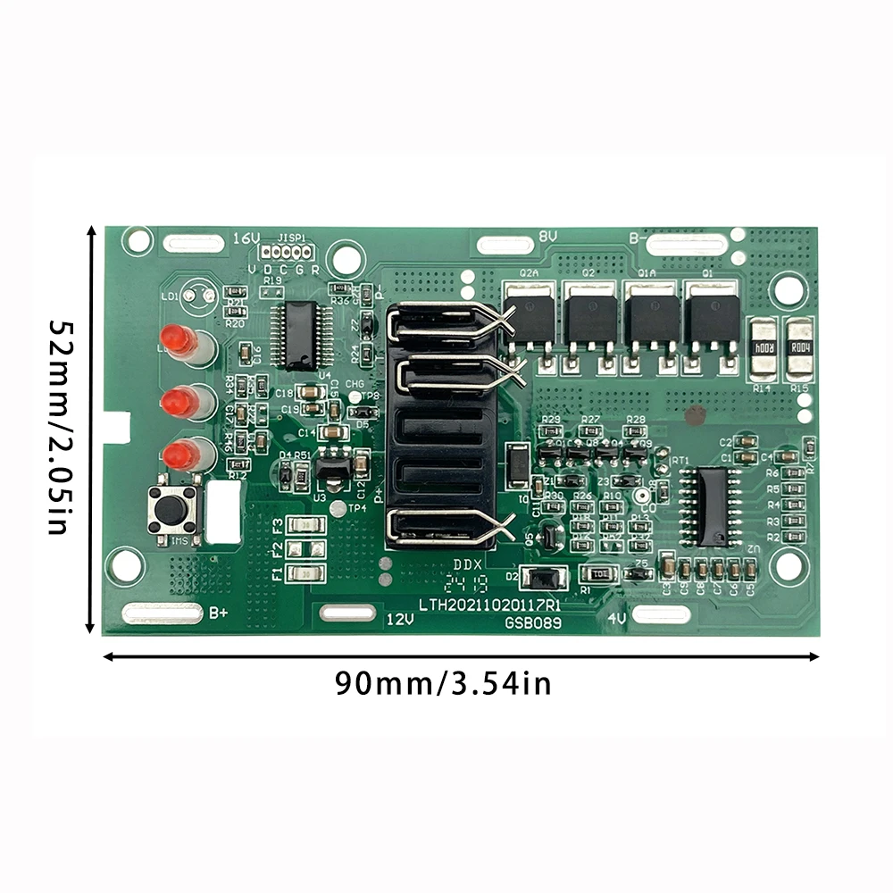 4511396 리튬 이온 배터리 PCBA 충전 보호 회로 기판 PCB, EINHELL 전원 X-CHANGE 18V 20V 리튬 박스 쉘  하우징-Freehip.co.kr
