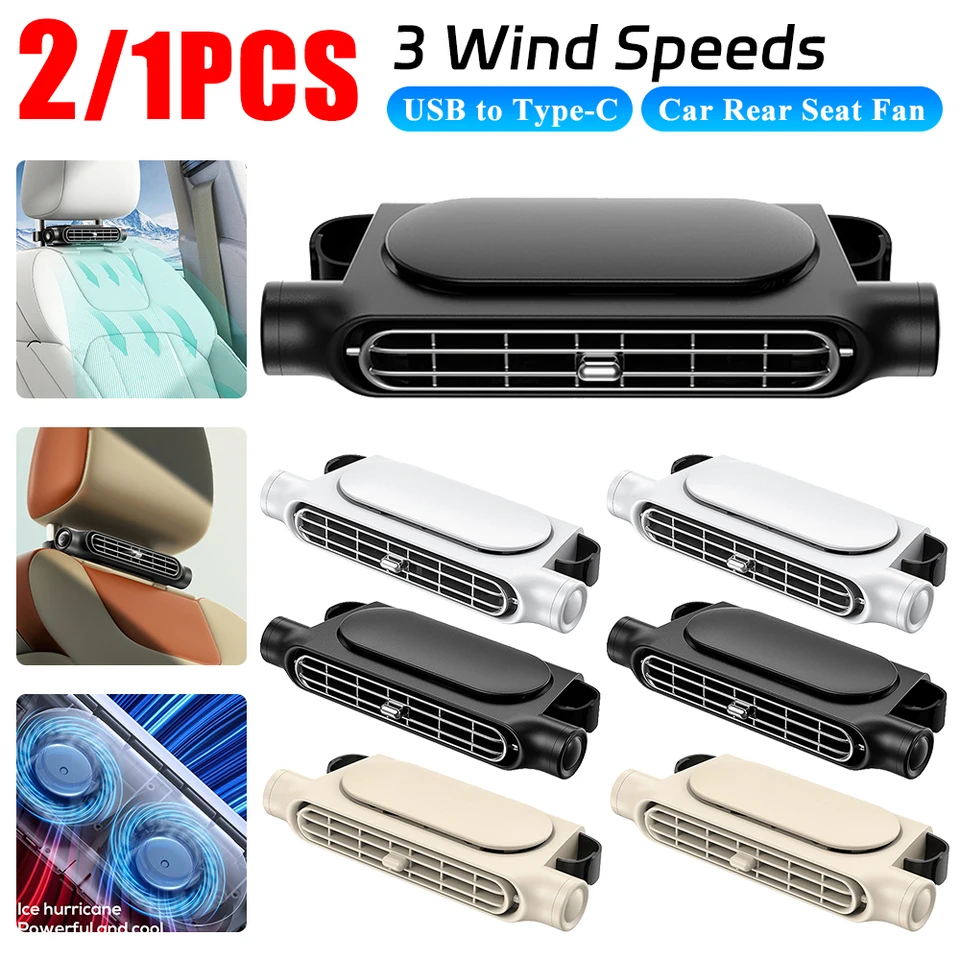 Auto-Lüfter Mit Dual-Turbinen - Kühlventilator Für Autositze