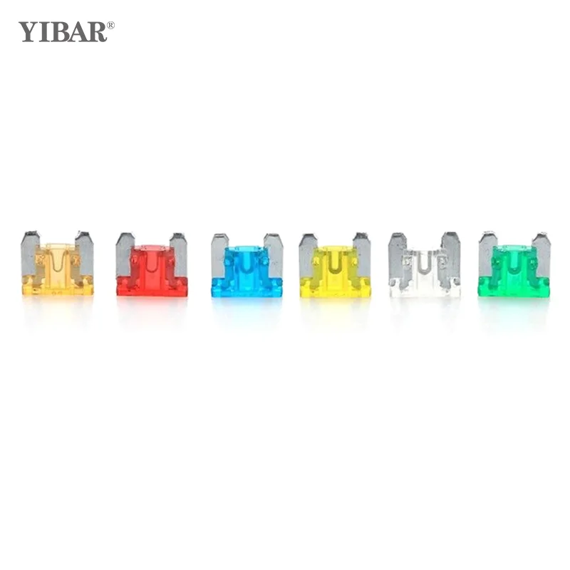 

24pcs Auto Car Truck Motorcycle Fuses 5A 10A 15A 20A Mixed Sizes Low Profile Kit Micro Mini Blade Fuse