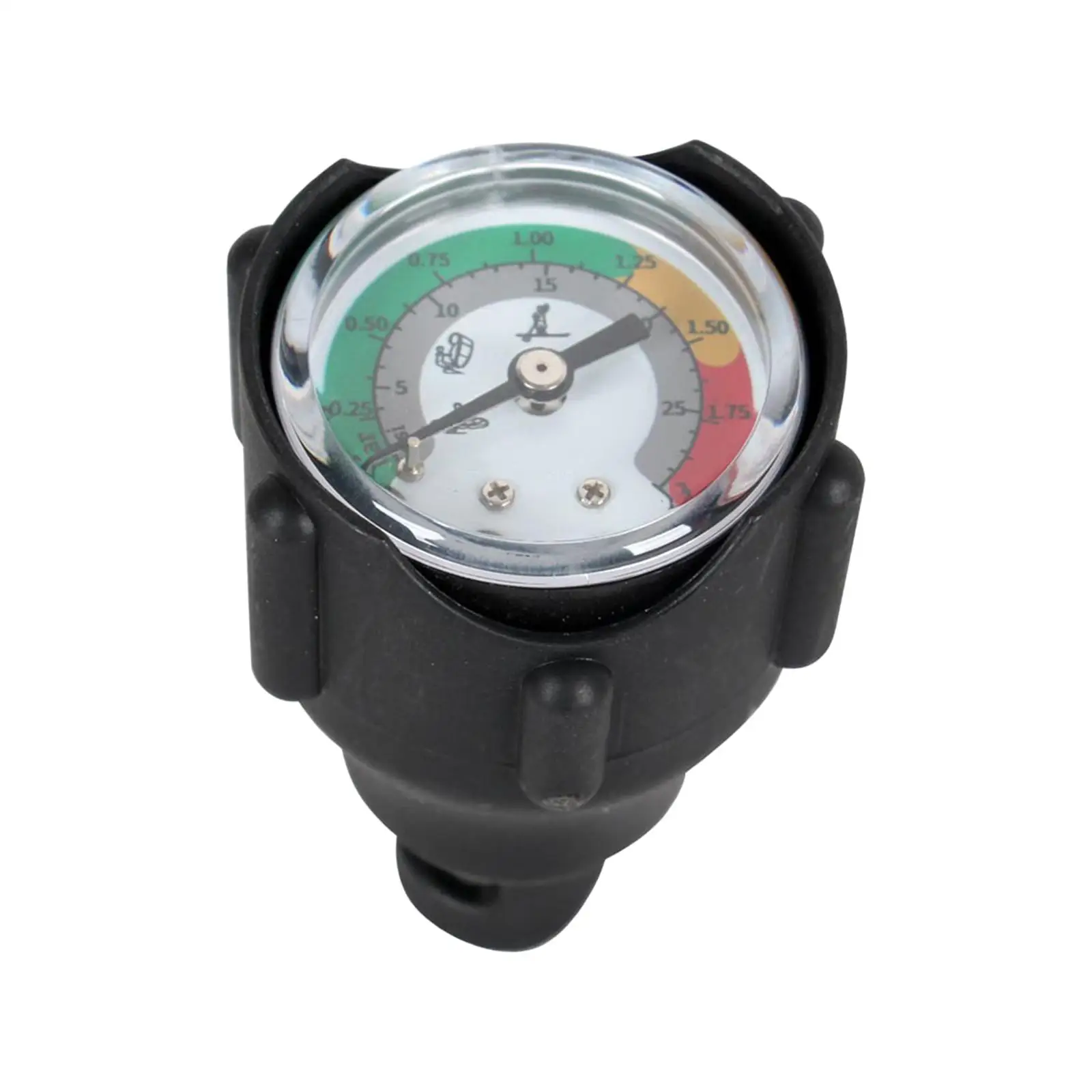 공기 주입식 보트 공기 압력 게이지 온도계, 서핑보드 보트 뗏목 서핑 낚시용, 견고한 30PSI, 2 바 뗏목 압력 게이지