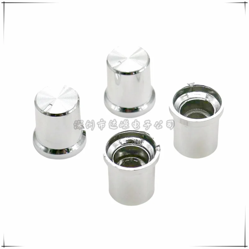 10PCS 14.5*15.5MM Plastic Potentiometer Knob Cap Swirl Marks Inner Hole 6mm