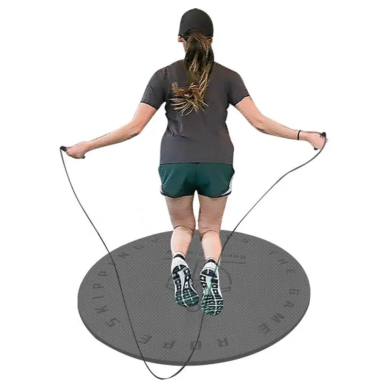 Jump Rope Mat Indoor Outdoor Padded Shock Absorbing