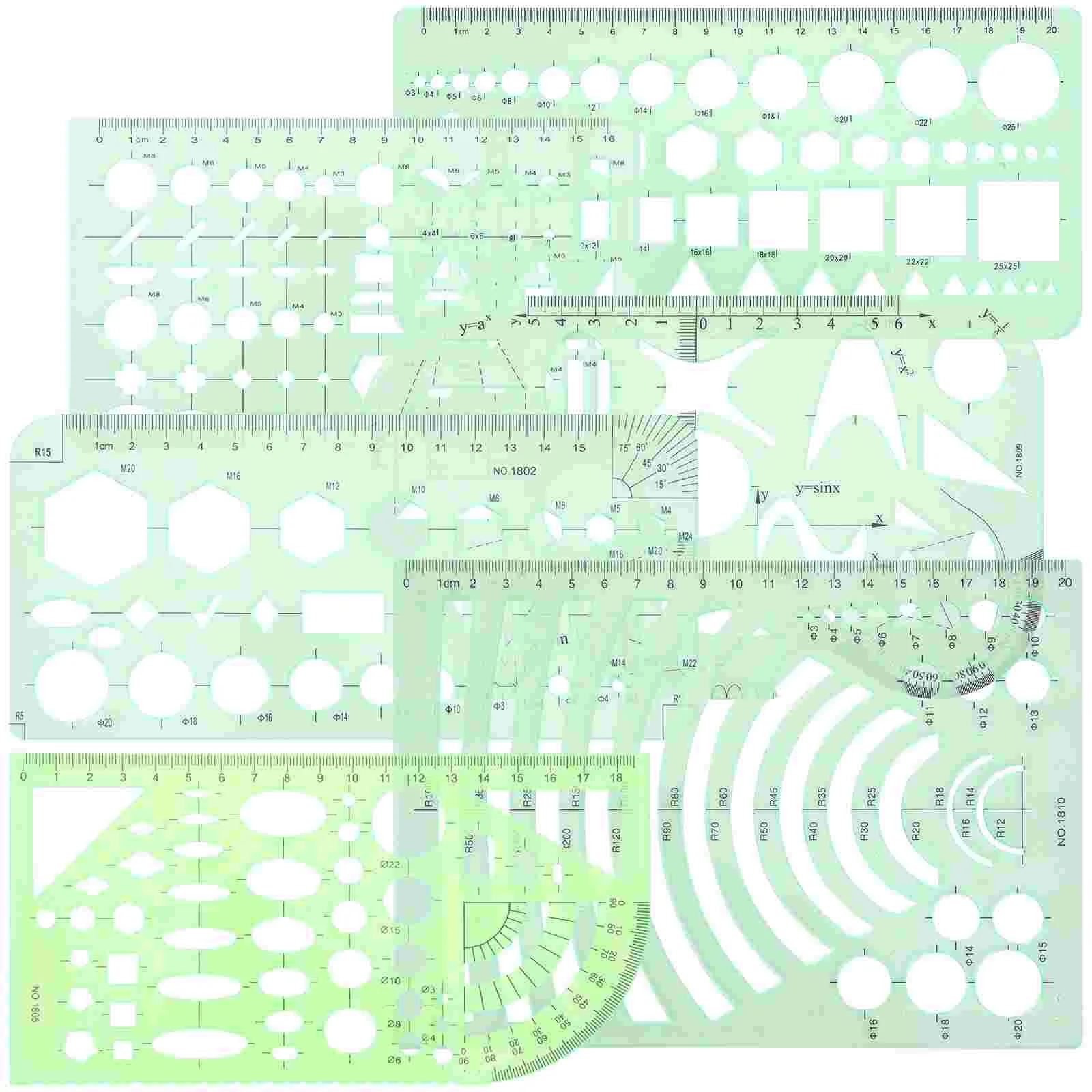 Circle Stencil Template Circle Ruler Drafting Stencils Art Circle Drawing  Tool Geometric Ruler Artist Circle Drawing Aid Tool for Art, Both Office  and