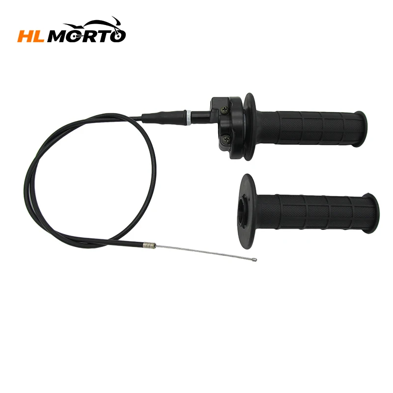 7/8&quot 22mm Handle Throttle Clamp Hand Grip With 90CM Twist Cable For 50-250CC ATV Quad Pit Dirt Bike Motocross Racing |