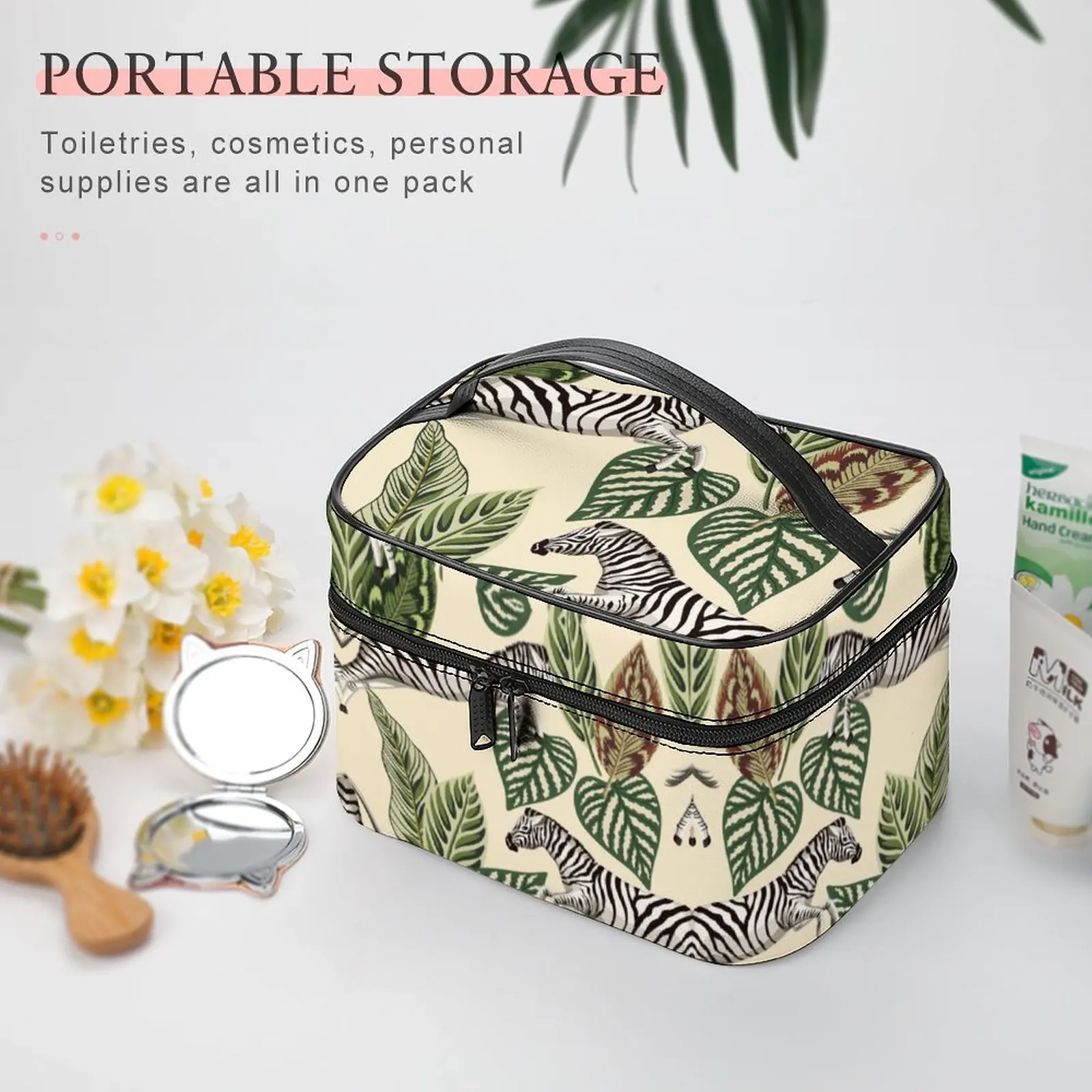 Customized Pattern Makeup Bag Outdoor Travel Makeup Bag Women Multifunction Waterproof Cosmetic Bag Sundry Storage Bag
