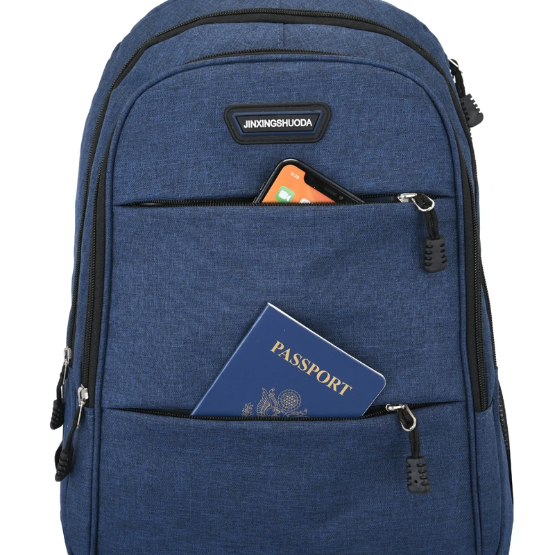 Fashion Leisure Men's Backpack Big Capacity Lightweight Nylon Travel Backpack School Bag Unisex Student Laptop Backpack Mochila