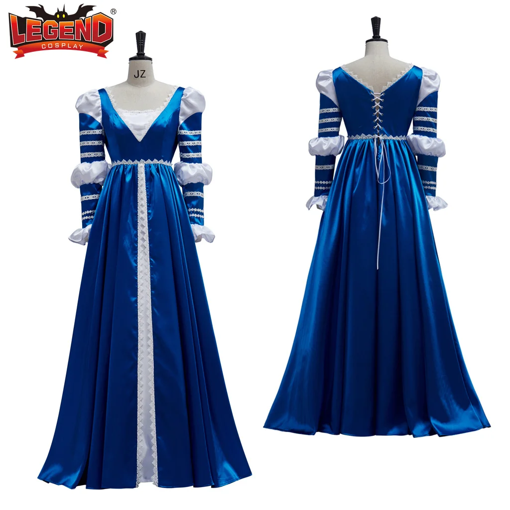 Lucrezia Borgia Blue Dress Costume Robe 