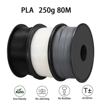 Easythreed 3D 인쇄 필라멘트, PLA 250g 길이, 80M 직경, 1.75mm FDM 프린터 재료
