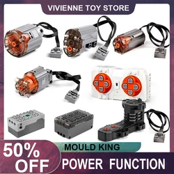 Mould King Technical RC Power Functions High Speed App Remote Control Servo L M Motor Compatible Lego 8287 88004 88003 88013