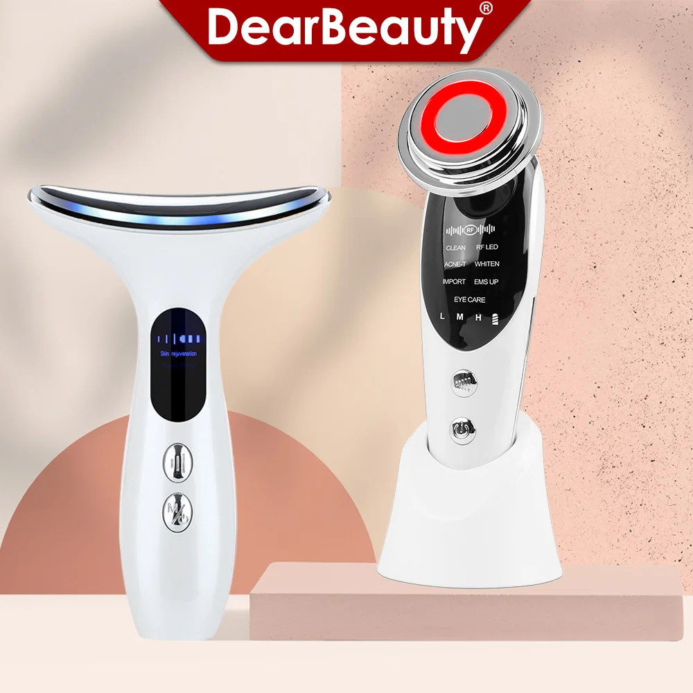 Appareil De Lifting Visage EMS 7 En 1 Anti-rides Anti-âge - Neuf En Boîte