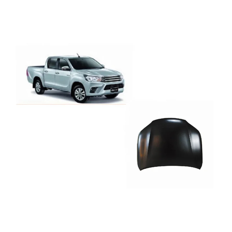 

High Quality Steel Aluminium Engine Hood Bonnet Cover Side Panel for Hilux Revo 2015 Double Cabin