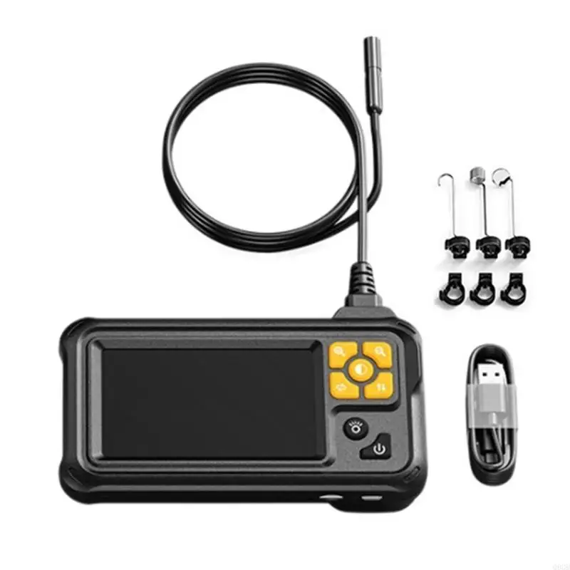 Q9QD 4.3 인치 IPS 스크린 산업용 Borescope 방수 검사 카메라 유연한 반 뻣뻣한 케이블 파이프 유지 관리
