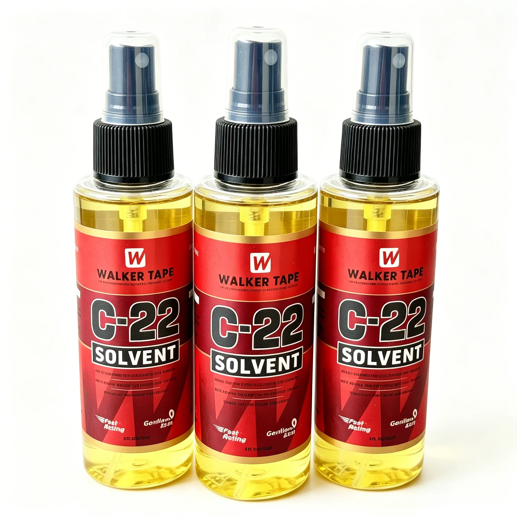 워커 테이프 울트라 홀드 헤어 시스템 접착제 & 4온스(118ml) C22 용제 가발 접착제 제거제 (레이스 가발, 부분 가발, 클로저용)