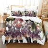 Anime Student Councils Discretion Bedding Set,Duvet Cover Bed Set Quilt Cover Pillowcase,King Queen Twin Size Boys Girls Adults 3