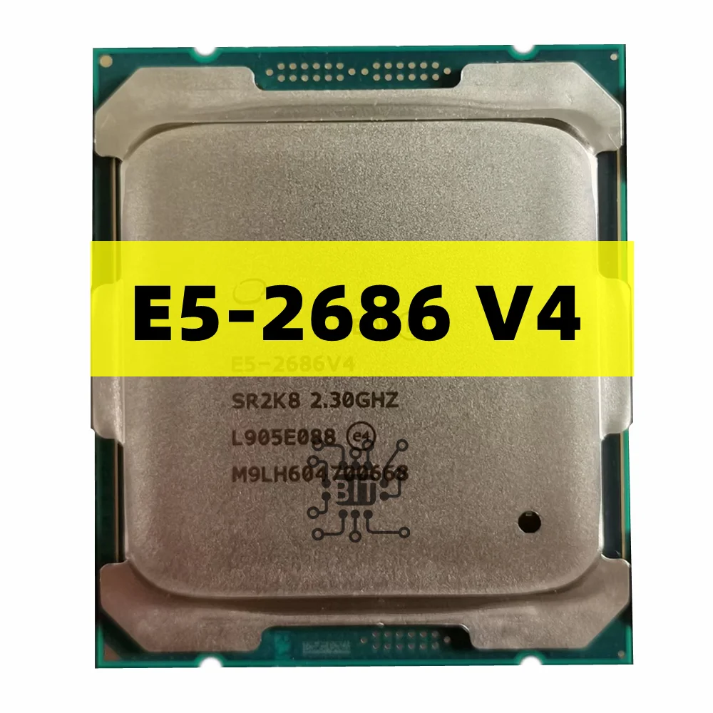 Processador Cpu Xeon e5 2686 v4 Sr2k8 23 Ghz 18 Núcleos 45m Lga20113