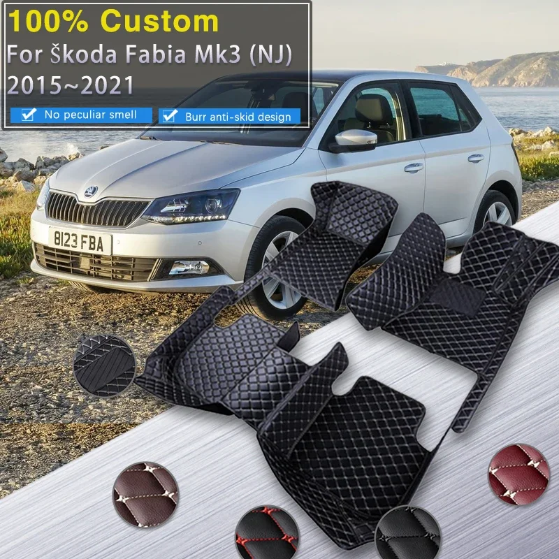 Alfombrillas Para Coche ProLine 3D Compatibles Con SKODA Superb III 2015 En Adelante A Medida De Goma | Juego De Alfombrillas Premium | Material TPE Duradero | Bordes Más Altos