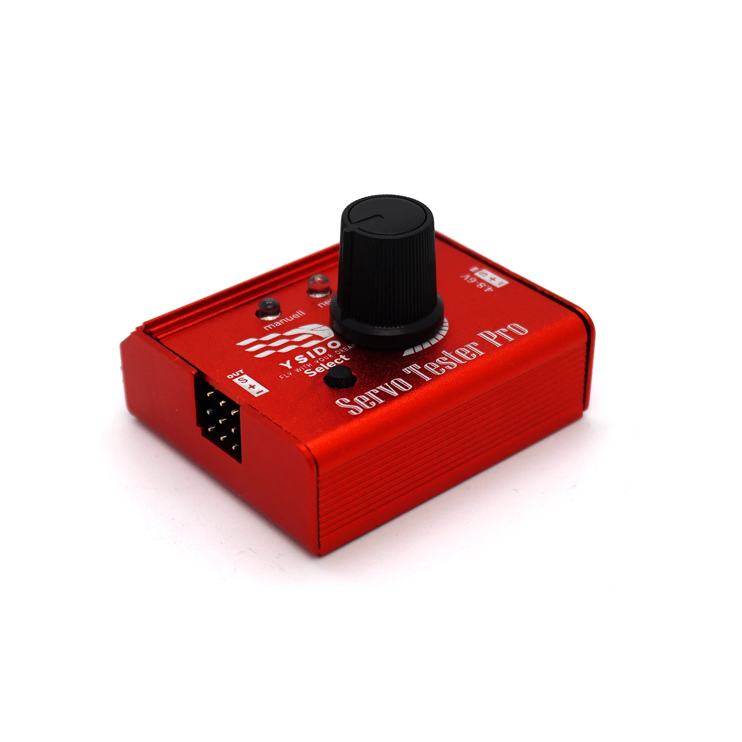Testeur de Servo et ESC RC en métal, 4.8-6.0V, avec trois modes sélectionnables pour modélisme.