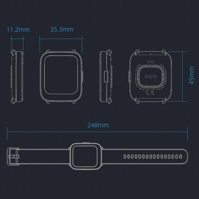 RELÓGIO SMART TELA HD 1.69 MIBRO WATCH C2 DARK GRAY XIAOMI - Express  Informática, sempre o preço mais barato.