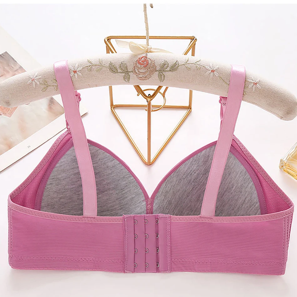 High-Quality Women Full Cup Bra Daily Comfort and Support Nursing Bras Comfortable Breathable Leisure Simplicity Women Bra 3