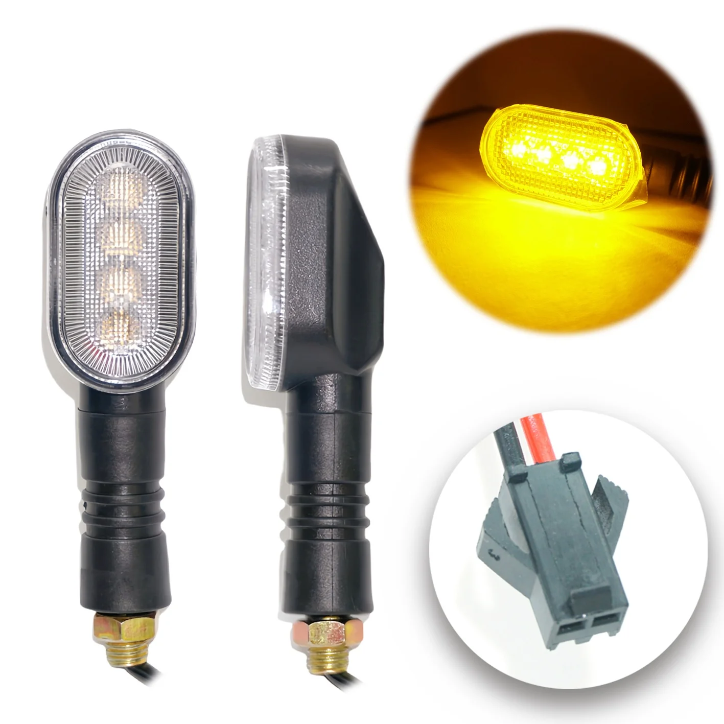 Electric E-bike blinker 32v 48v 52v 60v turn signal indicator flasher led light bicycle moto motorbike scooter accessories