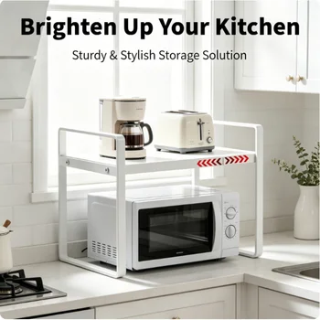 Organisateur de placard de cuisine extensible, étagère de rangement multi-niveaux pour assaisonnements, vaisselle, épices, assiettes, gain de place pour la maison