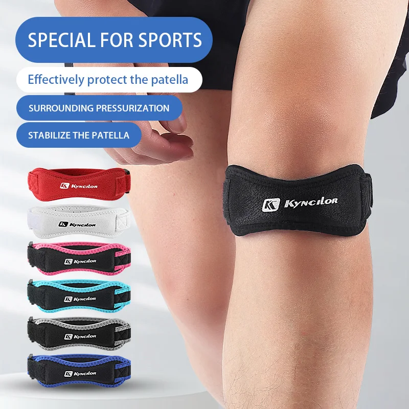Sports Patella Brace Adjustable Strap EVA Kneepads Knee Support Pad Protective Gear Professional Basketball Volleyball Protector view 2