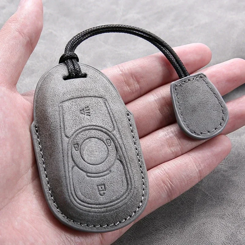 

Leather Car Remote Key Case Cover Shell for Buick Verano Envision Avenir Lacrosse Regal Encore Excelle Enclave Anthem Cascada
