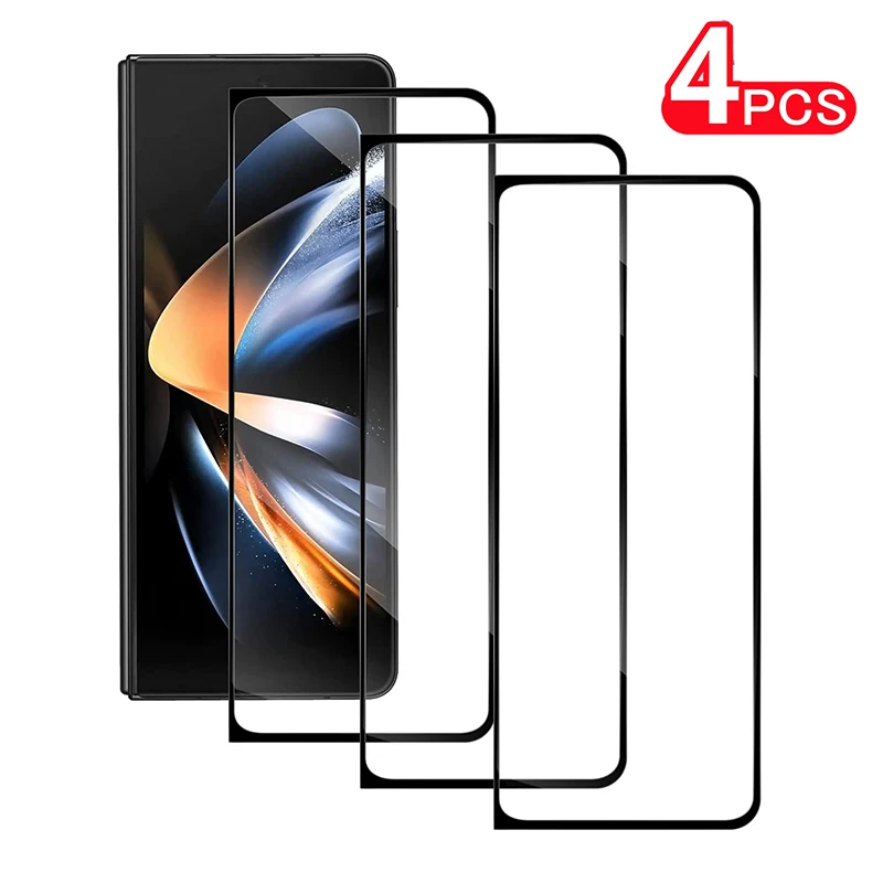 2/4 Pezzi Proteggi Schermo In Vetro Temperato Per Samsung Galaxy Z Fold 5 Z Fold 3 Z Fold 4 Z Fold 2 Pellicola Protettiva In Vetro