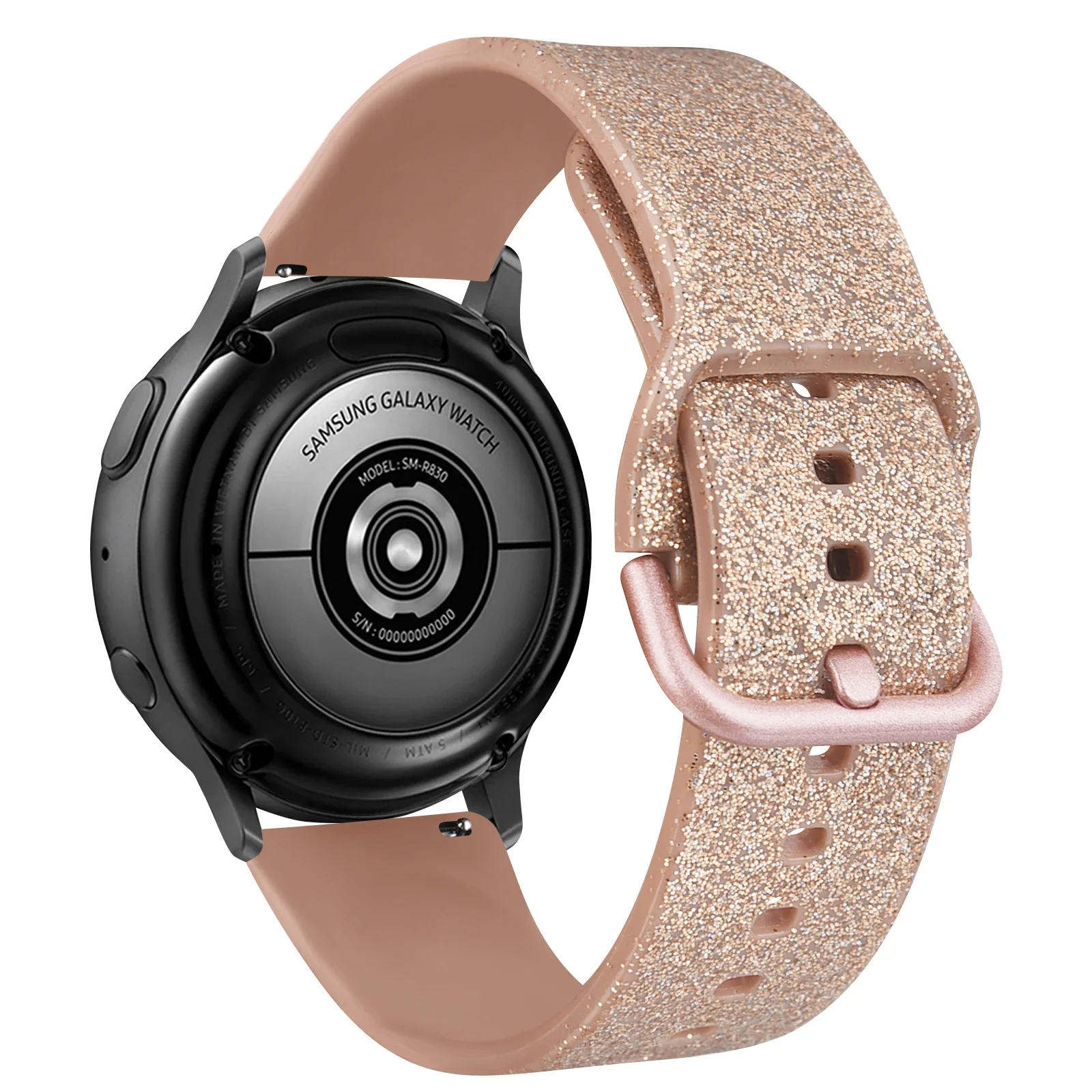 Silicone Smartwatch Strap - Soft Bracelet Wristband for Enhanced Comfort