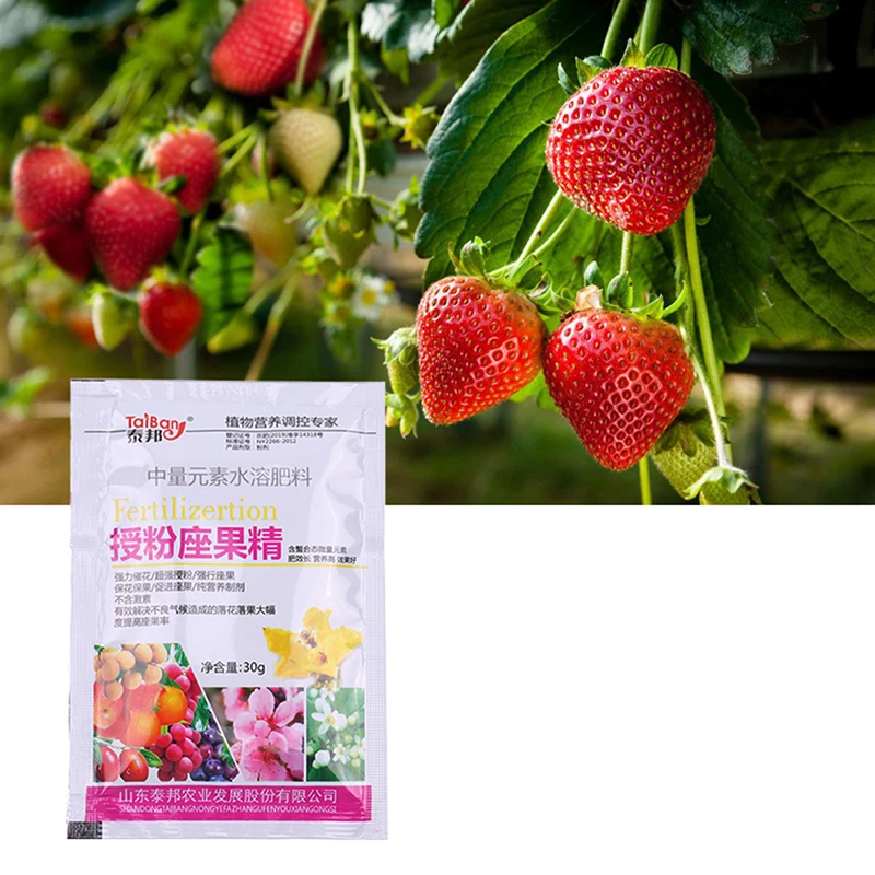 

1Pack Fertilizer for Fruit Supplements Plant Nutrition Pollination Fruit Essence With Flowers Regulator for Home Garden Bonsai