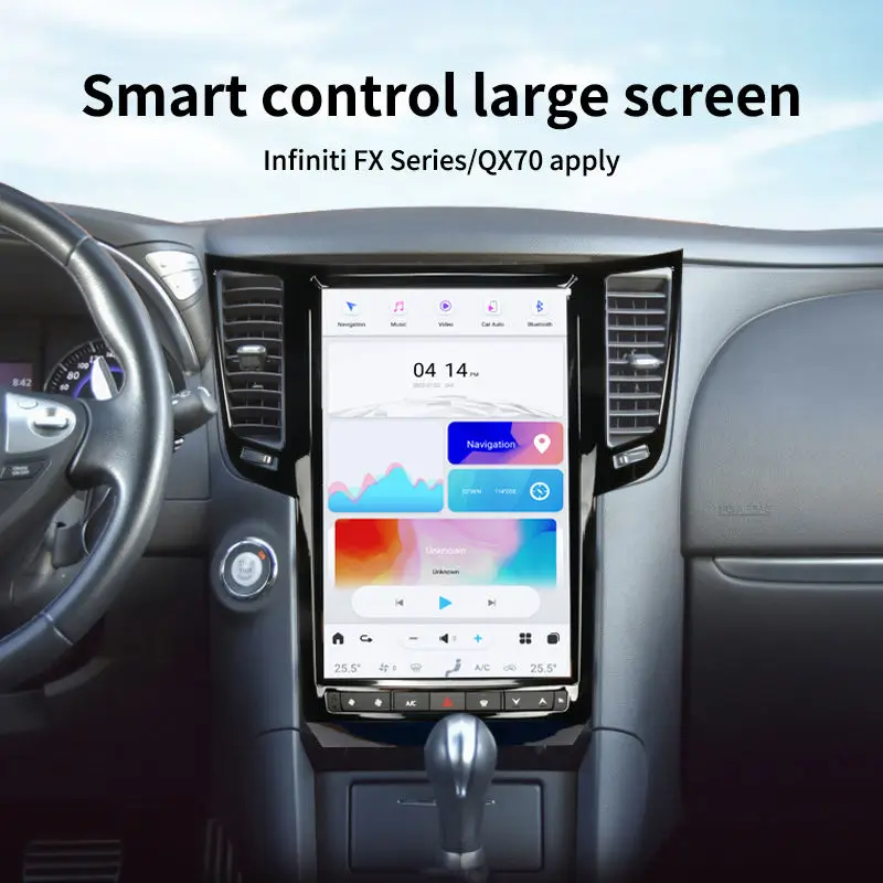 

14.4 Inch Tesla Screen Android 13 For Infiniti FX Series FX35 QX70 Car GPS Navigation Player Wireless Carplay 4G Car Accessories