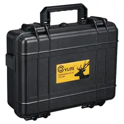 Durable Waterproof Handgun Case with Customizable Foam Insert for Travel and Outdoor Use (A SET OF ITEM)