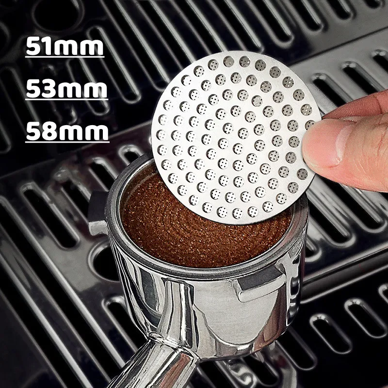 Upgrade Espresso Puck Screen 58mm 53mm 51mm Double Layer Reusable Coffee Puck Screen Filter Mesh for Coffee Maker Accessories