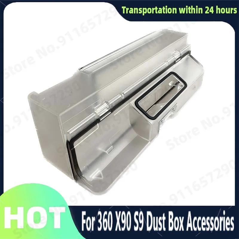 para Nova Caixa de Poeira Peças de Reposição 360 X90 s9 Aspirador Sweeper Dustbin com Hepa Filtro Acessórios