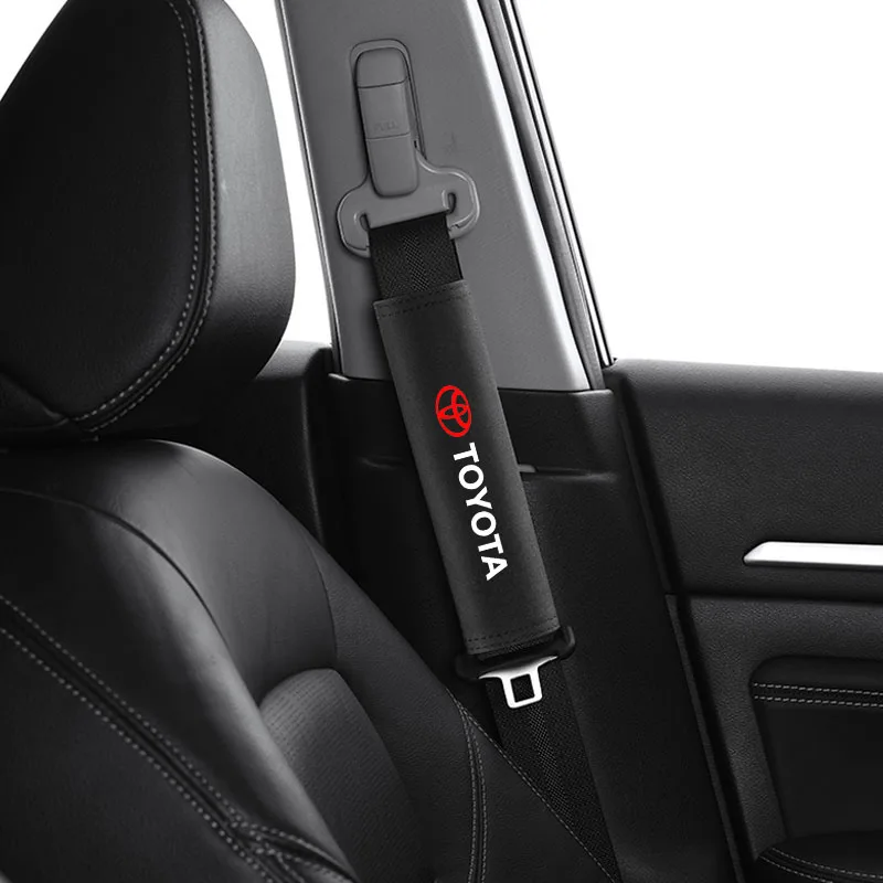 Universal Car Safety Belt Cover Adjustable Seat Belt Cover Shoulder Strap Covers For toyota camry chr corolla rav4 yaris prius