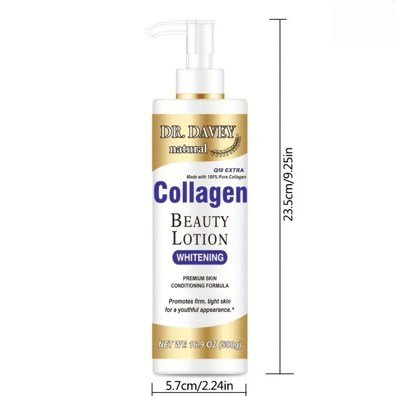 500ml DR.DAVEY Hands Large Capacity Collagen Moisturizing Body Lotion_voghion.com