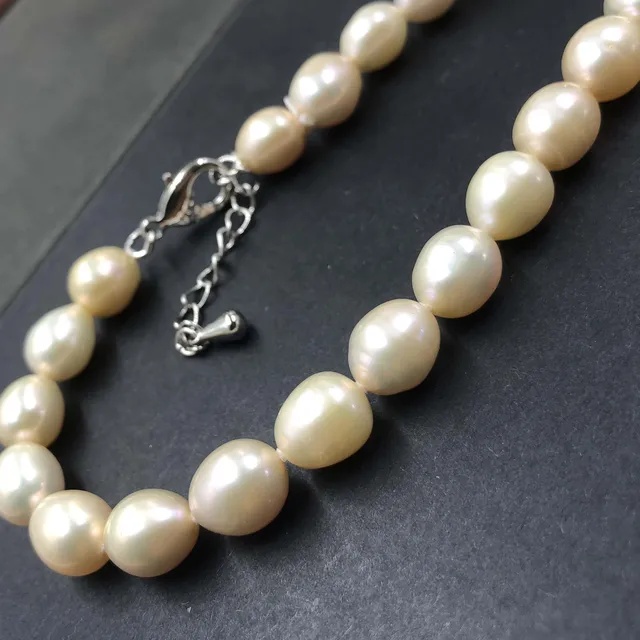 ELEISPL New Natural Rare Color FW Pearl Necklace